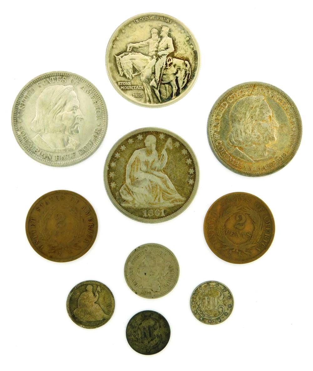 COINS: LOT OF US TYPE COINS.