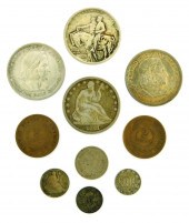 COINS: LOT OF US TYPE COINS. I