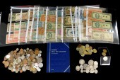 COINS: LOT OF WORLD COINS & CU