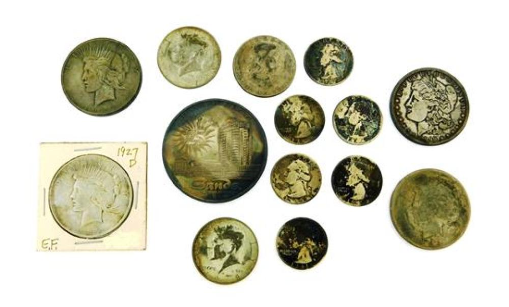 †COINS: MISCELLANEOUS LOT OF US
