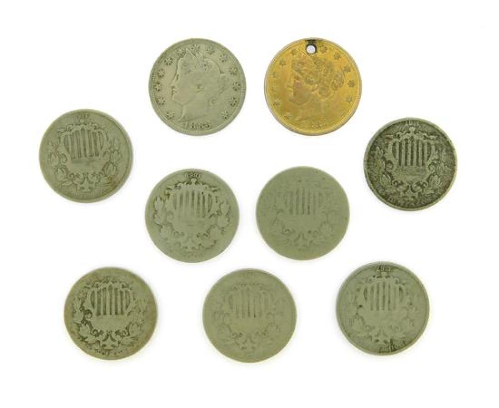 †COINS: NINE COINS, INCLUDING: