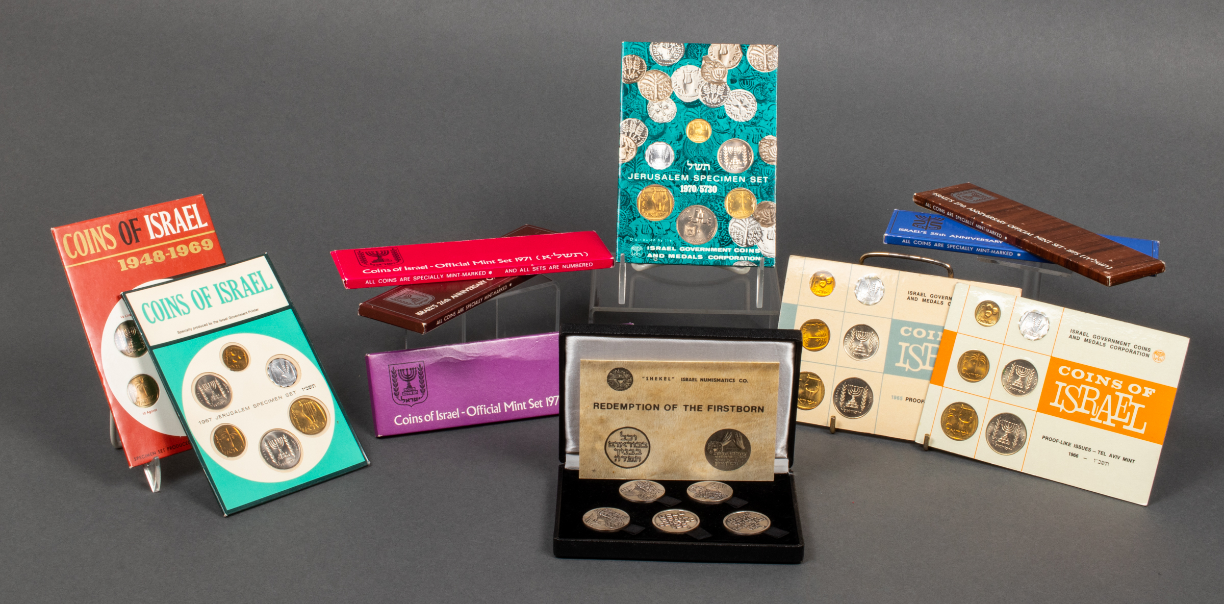 COINS OF ISRAEL MINT, PROOFS,