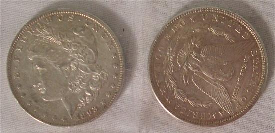 COINS: One 1893-P Morgan Dollar 