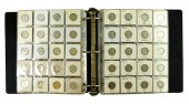 COINS: THREE RING BINDER OF QU