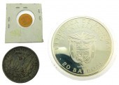 COINS: THREE WORLD COINS, DETA