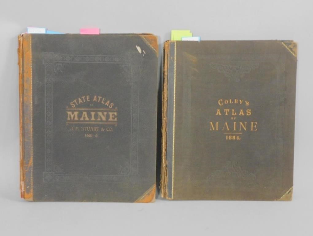 COLBY'S ATLAS OF MAINE, 1884.
