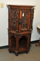 COLBY'S LIQUOR CABINET. Walnut