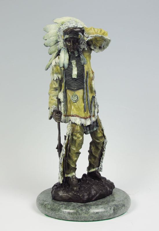 COLD PAINTED BRONZE AFTER CARL