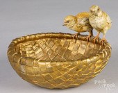 COLD PAINTED BRONZE CHICKS AND
