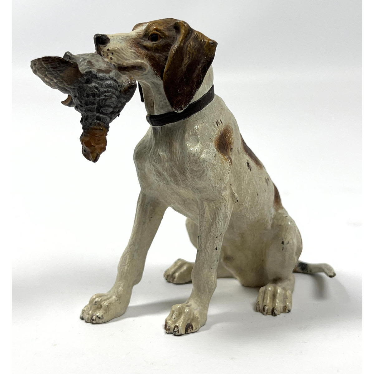 Cold painted Bronze Dog