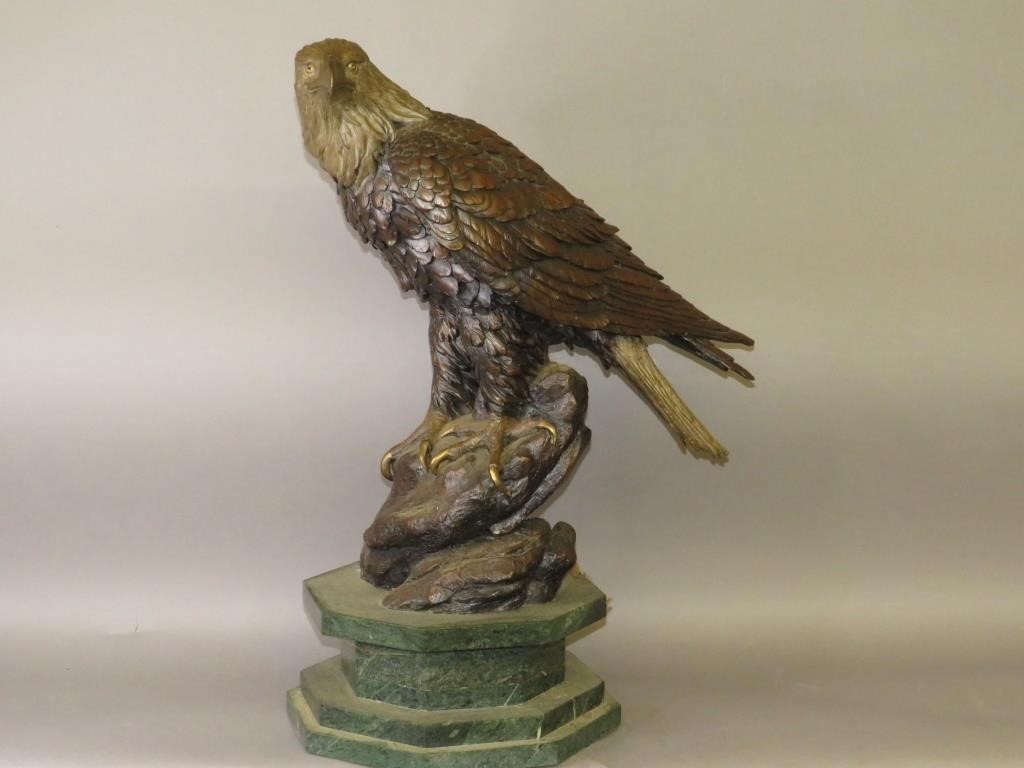 COLD PAINTED BRONZE EAGLEca. 20th