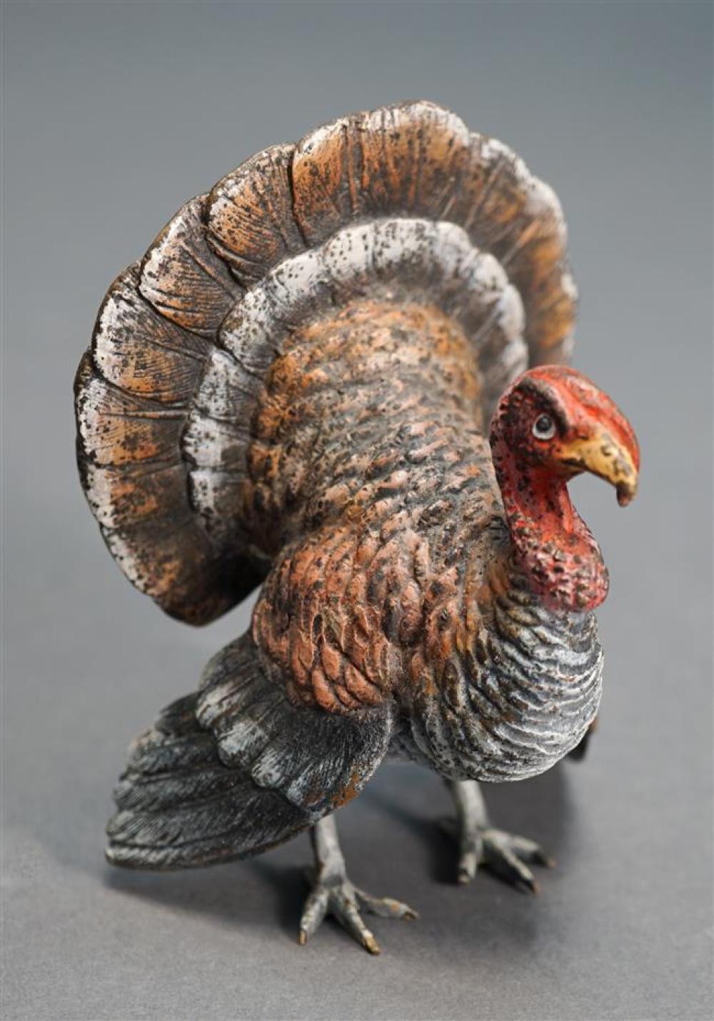 COLD PAINTED BRONZE FIGURE OF A
