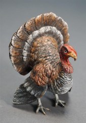 COLD PAINTED BRONZE FIGURE OF