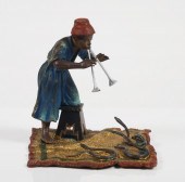 COLD PAINTED BRONZE INDIAN SNA