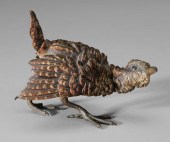 Cold-Painted Bronze Kiwi Bird