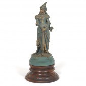 COLD PAINTED GILT METAL SCULPT
