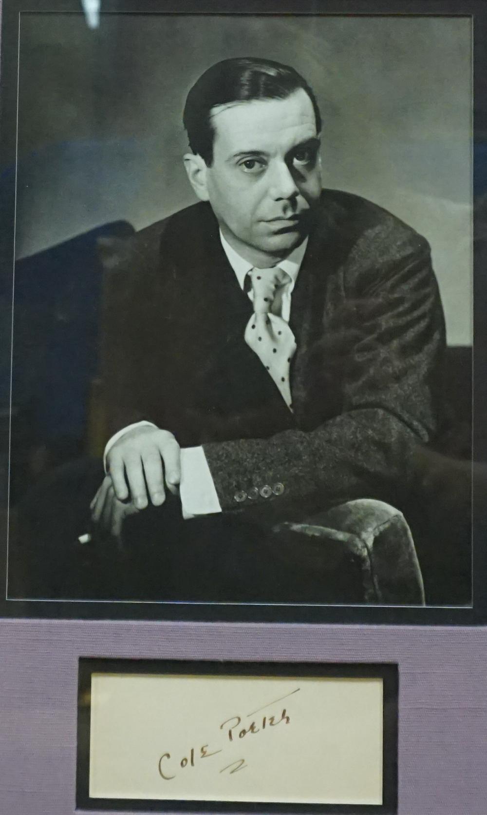 COLE PORTER SIGNATURE AND