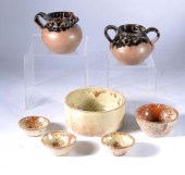 COLE POTTERY GROUPmost signed