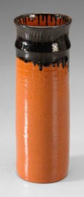Cole stoneware vase, runny bla