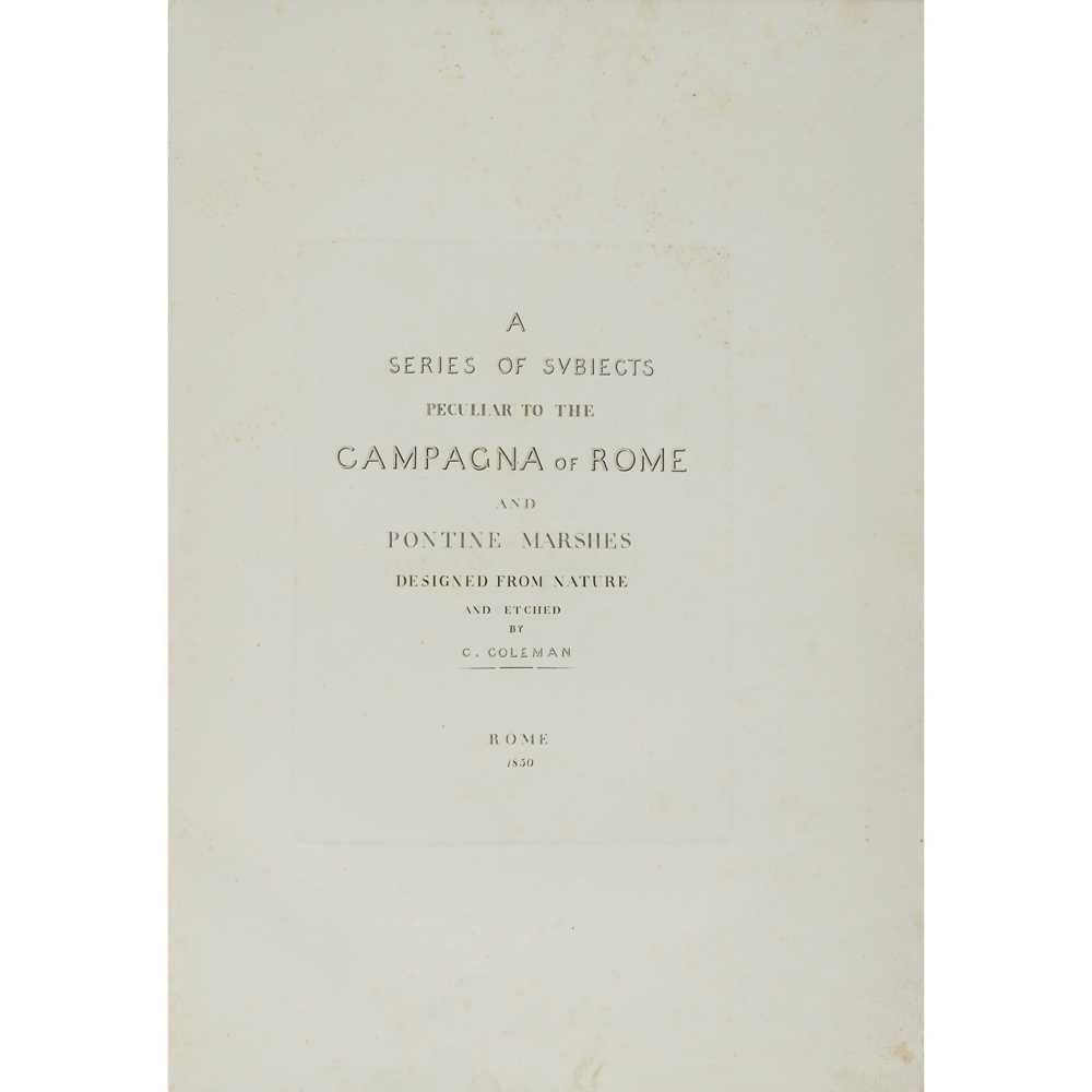 COLEMAN, C. A SERIES OF SUBJECTS