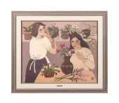 COLETTE BOIVIN 'AT THE FLORIST