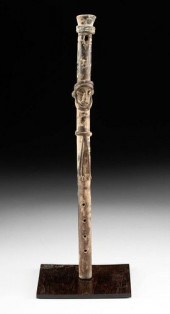 COLIMA POTTERY FIGURAL FLUTE -