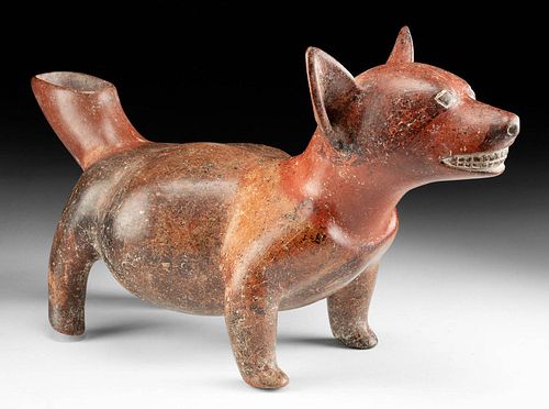 COLIMA REDWARE DOG EFFIGY