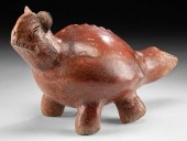 COLIMA REDWARE FIGURAL VESSEL