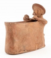 COLIMA REDWARE POTTERY VESSEL