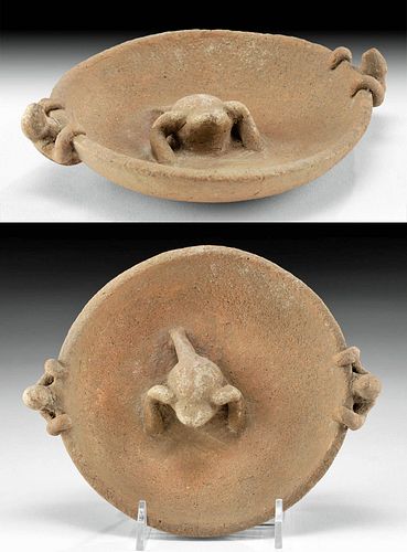 COLIMA SHALLOW POTTERY DISH W/