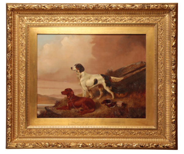 COLIN GRAEME (1858-1910) SETTERS IN