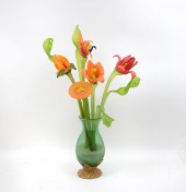 COLIN HEANEY GLASS FLOWERS & V
