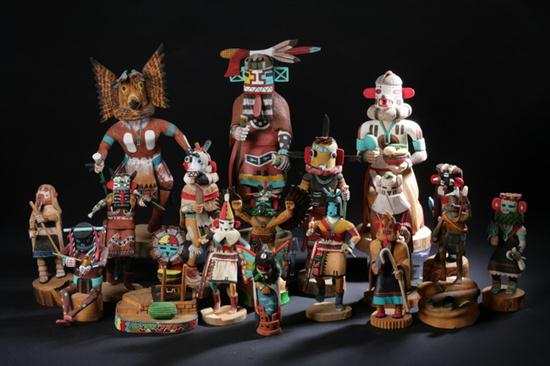 COLLECTION 18 HOPI AND ZUNI KACHINA