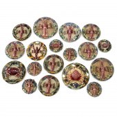 COLLECTION (18) PALISSY WARE M