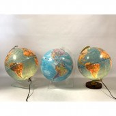 Collection 3 World Globes. Two