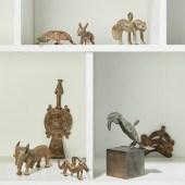 COLLECTION (8) AFRICAN METAL A