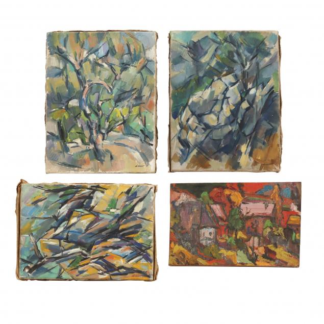 COLLECTION ABSTRACT PAINTINGS,
