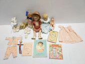 COLLECTION ANTIQUE DOLLS & ACC