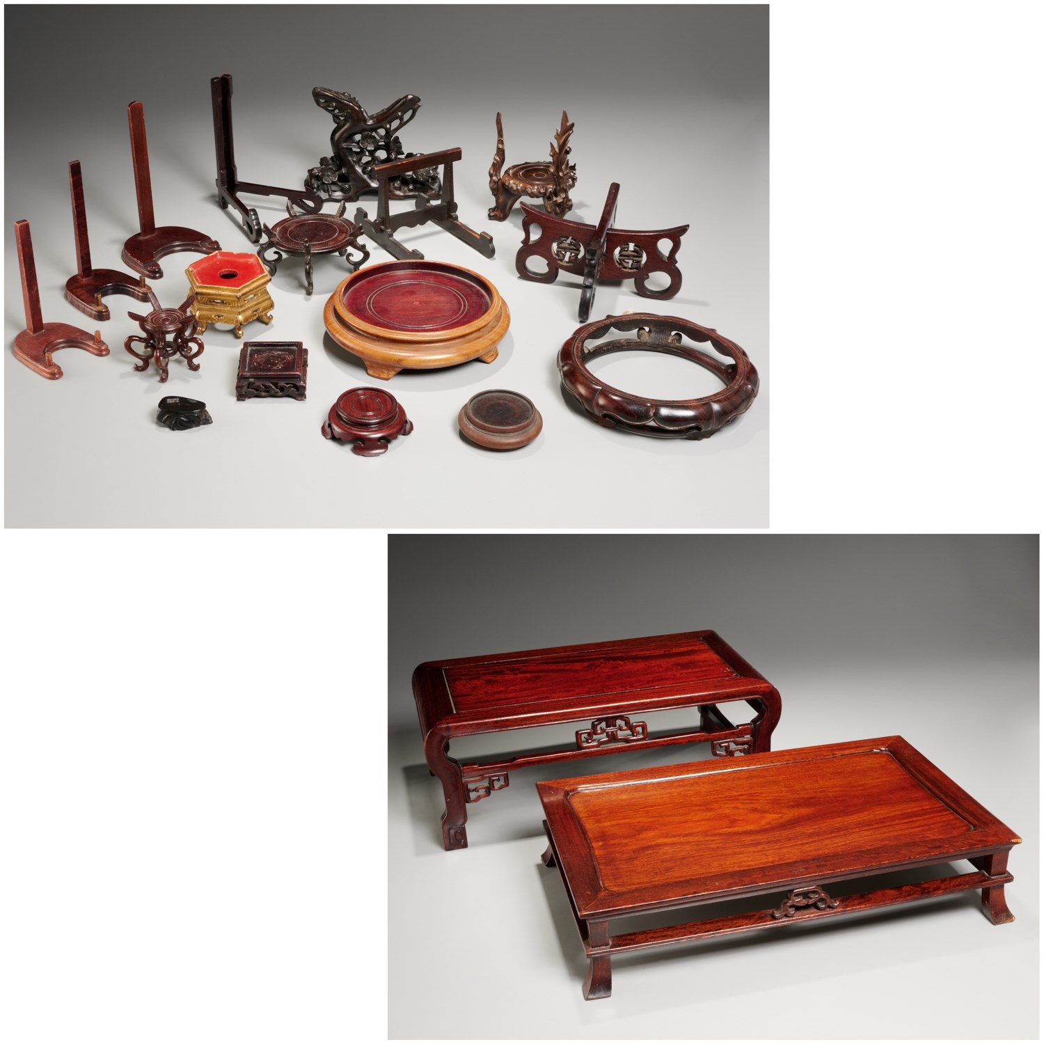 COLLECTION ASIAN-STYLE CARVED