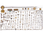COLLECTION BRASS/IRON KEYS<br>