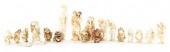 Collection carved ivory netusk