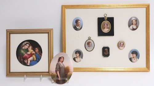COLLECTION HAND-PAINTED PORCELAIN