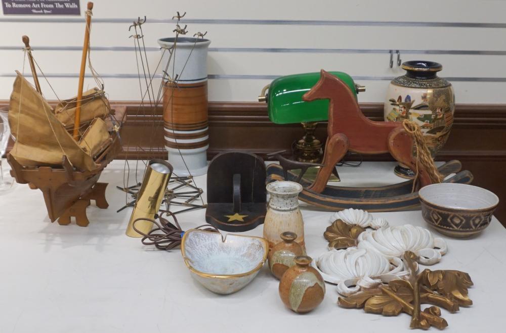 COLLECTION INCLUDING POTTERY,