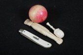 COLLECTION IVORY OBJECTS. Incl
