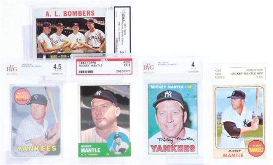 Collection Mickey Mantle baseball