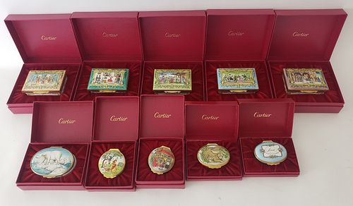 COLLECTION OF 10 BILSTON AND