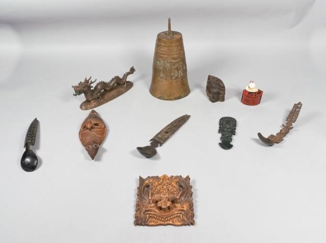 COLLECTION OF 10 ETHNOGRAPHIC