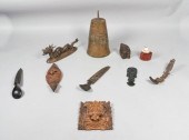 COLLECTION OF 10 ETHNOGRAPHIC