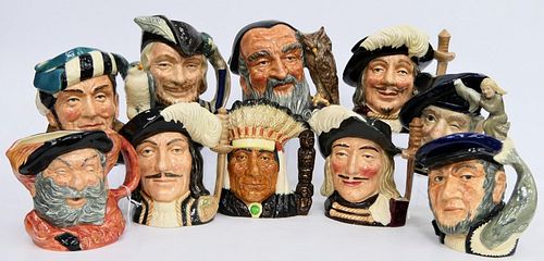 COLLECTION OF (10) LARGE ROYAL