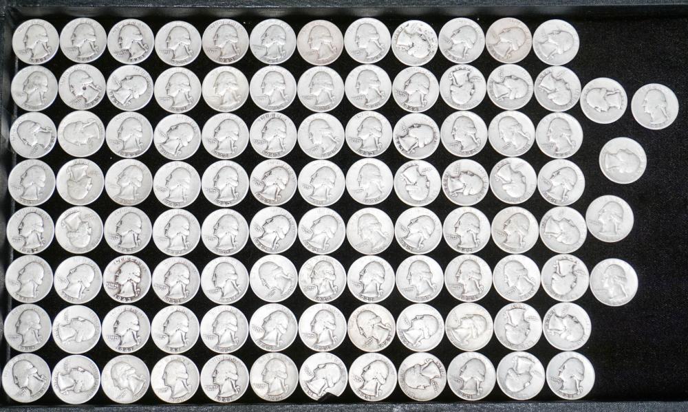 COLLECTION OF 101 SILVER